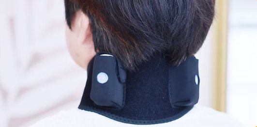 Two SOLIGHT units worn on a neck band
