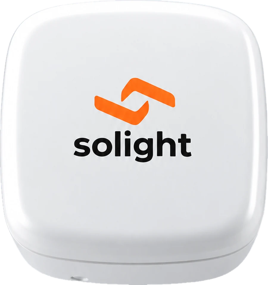 SOLIGHT portable case with orange logo